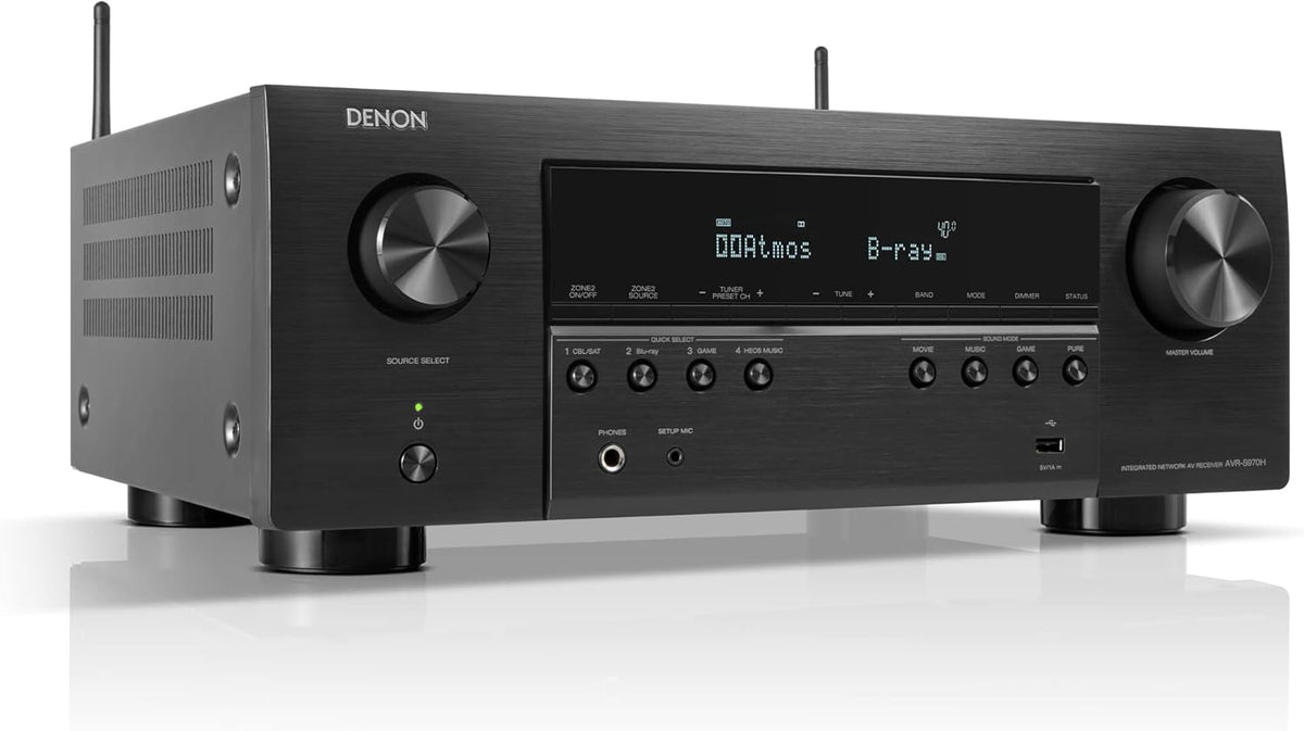 Denon Receveur et amplificateurs AV, 145 W, 60Hz, 120Hz, HDMI 8K, AirPlay 2