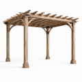 Pergola en bois de cèdre 300x300 cm