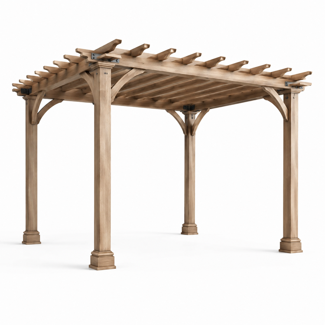 Pergola en bois de cèdre 300x300 cm