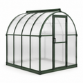 Serre en Aluminium et Polycarbonate 6 mm Vert Structure Arquée
