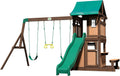Backyard Discovery Balançoire, Lakewood Aire De Jeux avec Toboggan Vert