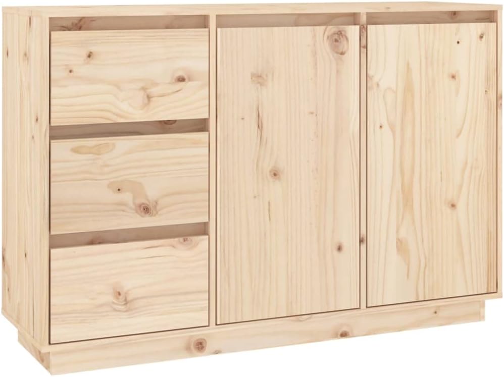 Buffet, 111 × 34 × 75 cm, vidaXL, 2 portes, 3 tiroirs