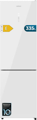 Réfrigérateur, 195, 3 cm, No Frost, verre, Cecotec, 59, 5 cm, Tiroir Contrôle de l'Humidité, 195, 3cm, 59, 5cm, éclairage LED, moteur Inverter
