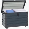 Outsunny Coffre de rangement, 100 × 62 × 65 cm, 295 L, 295L, 100L, 62l, 89L, 51l
