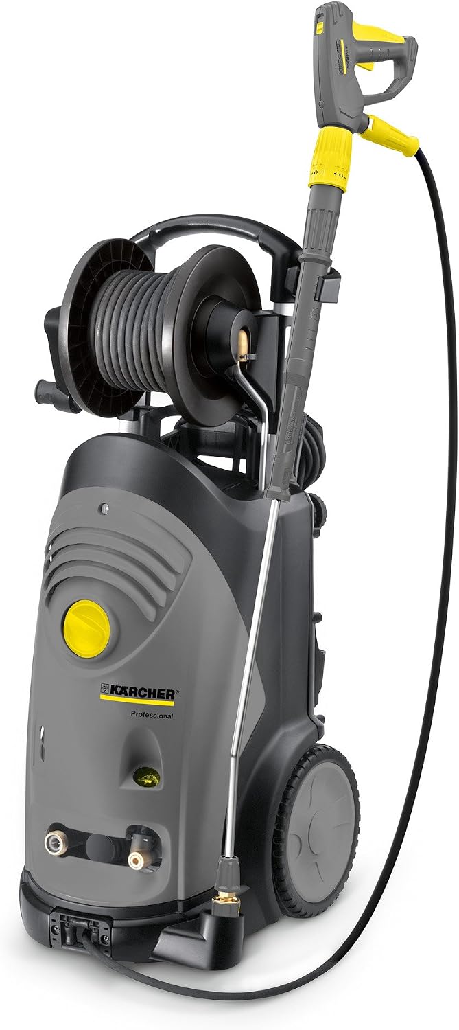 Karcher Nettoyeur haute-pression, 5000 W, réglable, acier inoxydable, 467 mm, 52 kg, 400 V, 1050 mm, 5 kW, Kärcher hD 7/18, 180 Bar