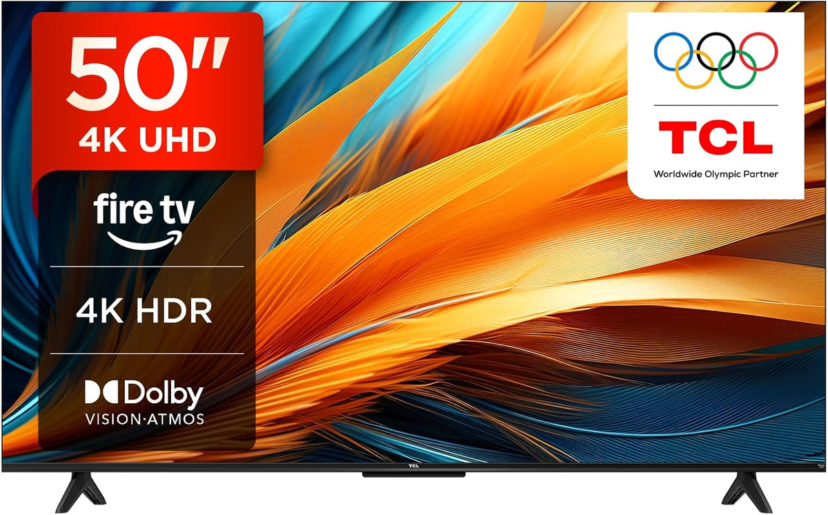 Téléviseur TCL 50PF650 Airplay2, éclairage LED, 50 Pouces, 50PF650 50 Pouces 4K Ultra HD, 50Pouces, 4K UHD, HDR 10, Smart LED Fire TV, Dolby Vision