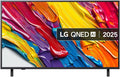 Téléviseur LG 50QNED82A6B, télécommande, WebOS 25, éclairage LED
