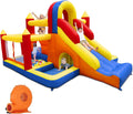 Ballsea Châteaux gonflable, 335 × 280 × 206 CM, Château Gonflable avec Ventilateur, portable