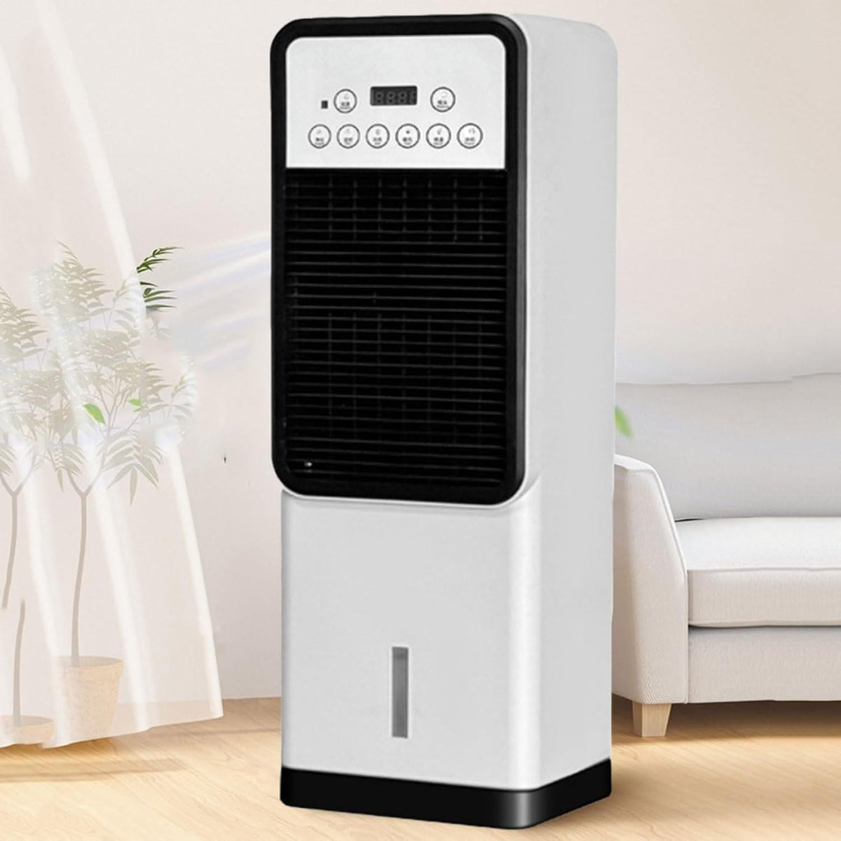 Climatiseur ZJUNLI, télécommande, 12000 BTU, 12 000 BTU, 10 000 BTU, 5 MODES, 23 × 19 × 70cm, 470 m3/h, portable, Cold et Warm Type