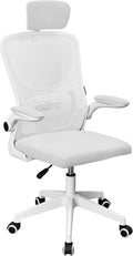 Chaise, Hauteur Réglable Entre 115 et 125 cm, Mars Gaming, pliable, Blanc, MGC-ERGOPLUS, Support Lombaire Dynamique, Maille Respirante