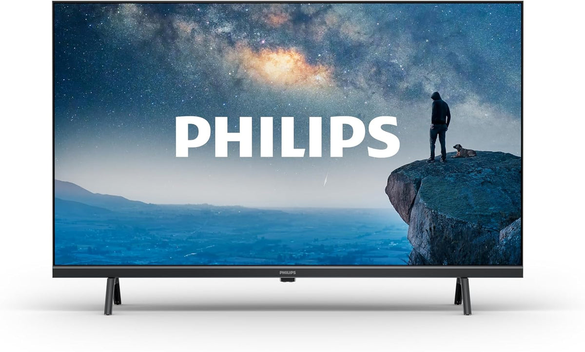 PHILIPS 32PFS6109 Téléviseur, Écran 32 Pouces avec Plate-Forme Pixel Plus Titan OS et Son Dolby Audio, télécommande, éclairage LED, Mat Noir