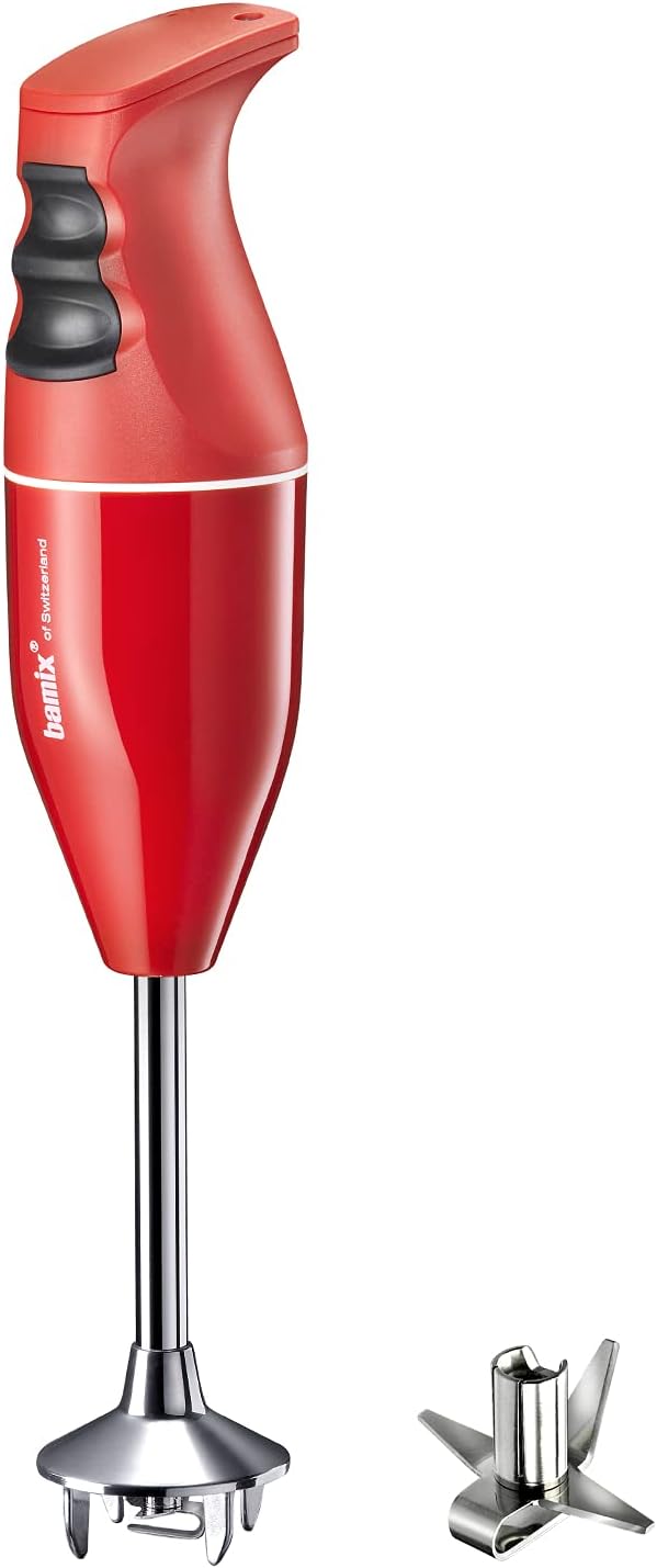 bamix Mixeur plongeants, 140 W, Mixeur plongeant EO140 Classic avec couteau multifonction en acier inoxydable, 2 niveaux, 10, 5 cm