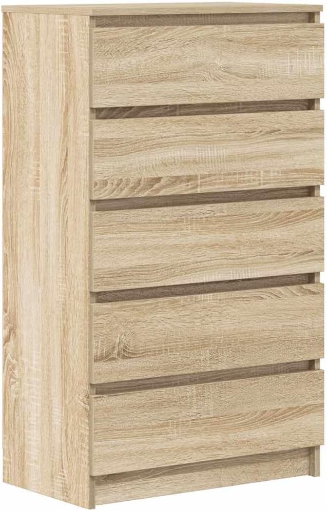Commode vidaXL 60x36x103, 60 × 36 × 103 cm, 5 tiroirs