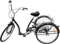 Vélo, Tricycle 26 pouces pour adultes, réglable, TFGXUE, 120 kg, 6 vitesses, 37, 8 pouces, dérailleur arrière 6 vitesses