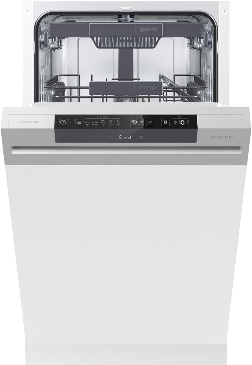 Lave-vaisselle Gorenje 561D, 45 cm, 44, 8 × 81, 5 × 57 cm, 2 520 l, 5 Programmes, 11 Couverts