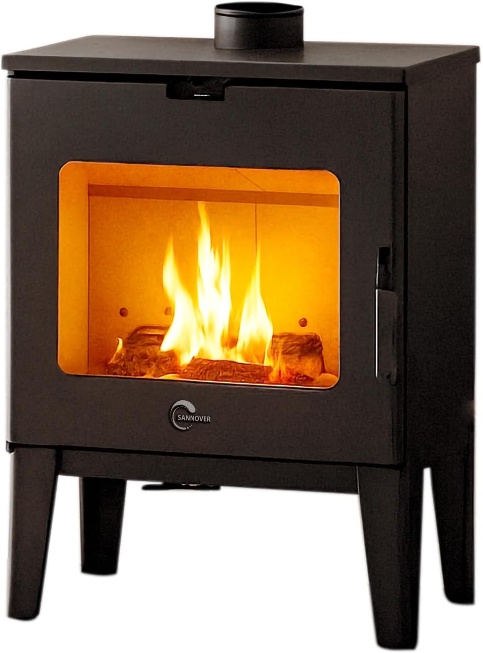 Sannover Thermique Cuisinière, Poêle à Bois Dita 7, 6 kW Bûche 40 cm Sannover, 150 mm, 405 mm