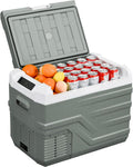 Alpicool Réfrigérateur, 35 L, éclairage LED, 12 V, 355 ml, 500 ml, 750 ml, 24 V, 240 V, 45 dB, 38 L, 39 l, 3 niveaux, NL40, 20°C