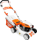 pliable, 42 cm, Châssis Acier, 75 mm, Hauteur de Coupe 25-75 mm, 45L, 3, 5 CV, Sac 45L, réglable, Tondeuse, RURIS POWER FOR NATURE