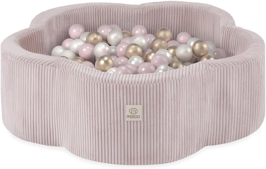 Fosse à boules, Jouet pour bébé à partir de 1 an, 95 × 30 cm, MISIOO, 6 cm, 95 cm, 300 balles, pour les tout-petits et pour s'amuser