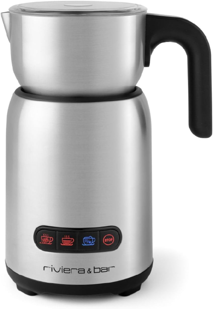 Riviera & Bar Lave-vaisselle, acier inoxydable, 650 W, 600 ml, 600ml, 650W, 4 Fonctions, riviera&bar Chocolatière et Emulsionneur Induction 600ml