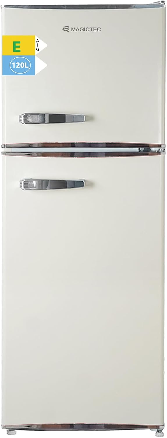 magictec Réfrigérateur, 120L, éclairage LED, verre, 88L, 32L, Frigo vintage
