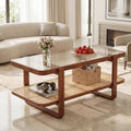 Table basse, 105 × 50, 5 × 45 cm, télécommande, verre, RELAX4LIFE, 14 cm