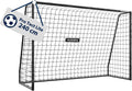 HUDORA Cage, But de Jardin avec poteaux enrobés Une Utilisation extérieure, But Stable en Acier pour Enfants et Jeunes, Noir