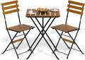 CASARIA Ensemble salle à manger, pliable, 55 × 55 × 70cm, 85, 5 × 37 × 40cm, 80kg, 160kg