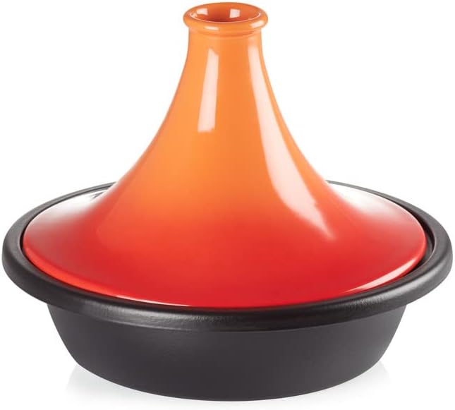 Tajine, 31 cm, LE CREUSET, 31, 5 × 31, 5 × 25, 3 cm, 25138310900422, Ronde, Volcanique