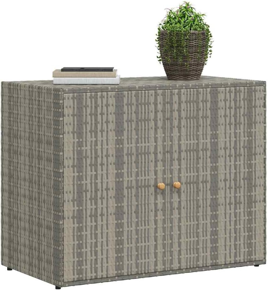 Coffre de rangement, 100 × 55, 5 × 80 cm, Armoire de Rangement en Résine, Tomostar