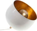 Amadeus Bureau, Lampe de table Samuel blanc 28 cm, 23 × 21 × 21 cm, 25 × 28 × 28 cm, 38 × 38 × 26 cm