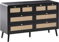 Commode, 40 cm, Beliani, 120 cm, 74 cm, 6 Tiroirs, 4 Étagères
