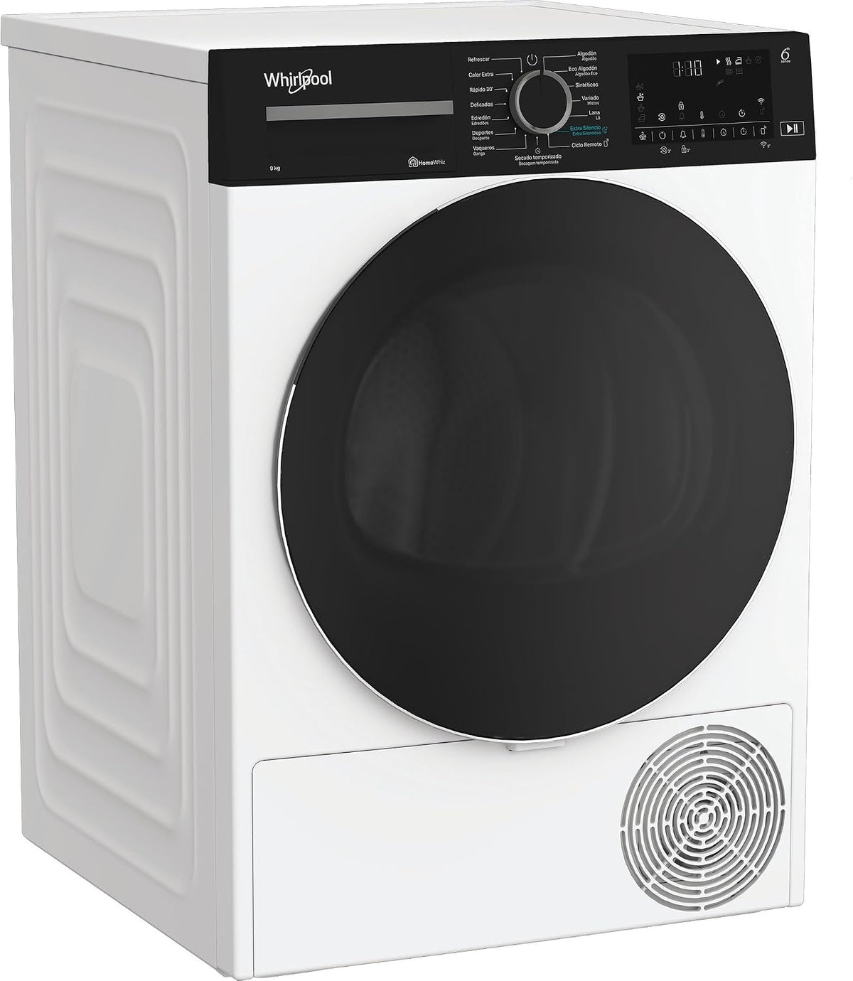 Sèche-linge avec pompe à chaleur, moteur Inverter, 846 × 598 × 674 mm, Whirlpool, 885 × 650 × 690 mm, 76, 2 cm, pose libre