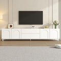 Meuble TV, Table Téléviseur Salon avec Rangement, 180 × 40 × 48 cm, Pieds en Acier, Letenbin, 40 kg, 180 cm, 180 L, 40 l, Charge maximale: 40 kg