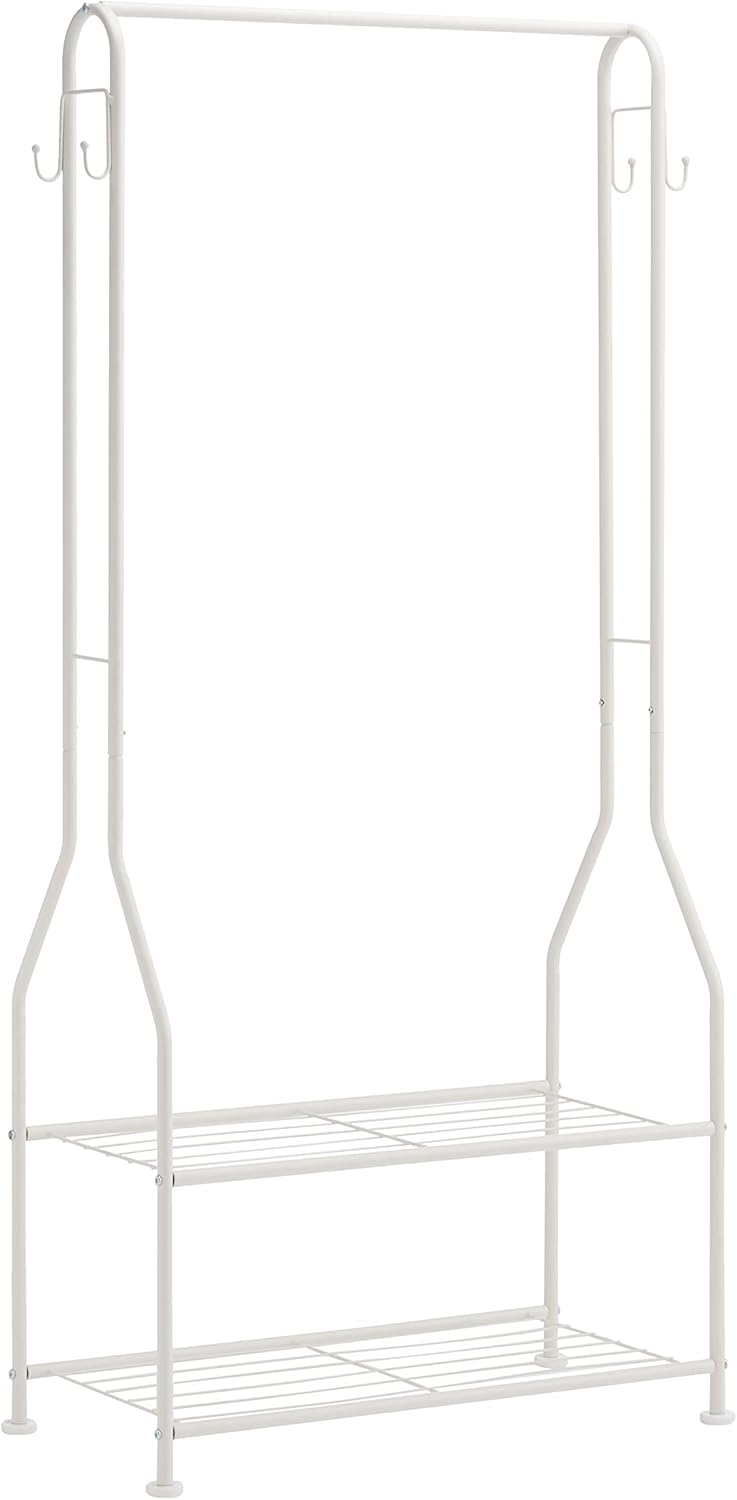 Armoire, 75 × 36.5 × 150 cm, Amazon Basics, Blanc