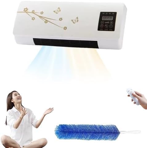 SXPYPIZ Climatiseur portable, Mini-Fixation Murale 2 en 1, télécommande, Refroidissement/Chauffage Rapide de la pièce, minuterie