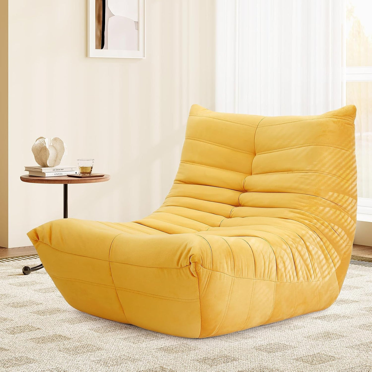 Canapé Vesgantti, 35 cm, Jaune