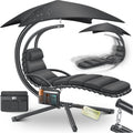 Bain de soleil, 120 kg, réglable, acier inoxydable, KESSER, 42 mm, 200 cm, 64 cm, 6 cm, B100 cm, supporte jusqu'à 120 kg, H200 L194, hamac