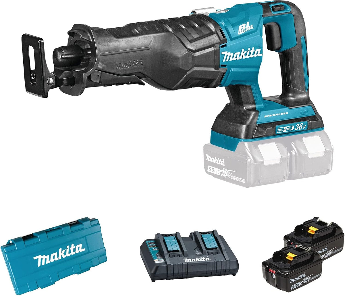 Scie, 0 Ah, Makita, 36 V, 18 V, 40 V, 80 V, DJR360ZK, 36V, 18V, dans coffret synthétique