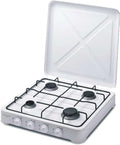 Bastilipo Cuisinière, CG-400, 4 brûleurs, Modèle: CG-400, portable, blanche, brûleurs amovibles, housse de protection