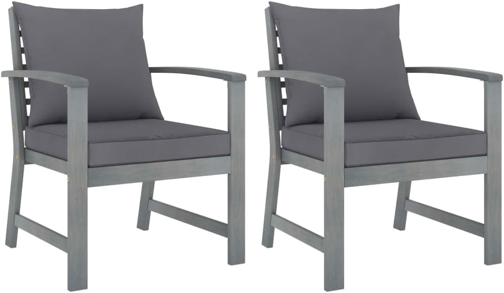 Chaise de jardin, 60, 5 × 60, 5 × 81 cm, vidaXL, 34 cm, 8 cm, 15 cm