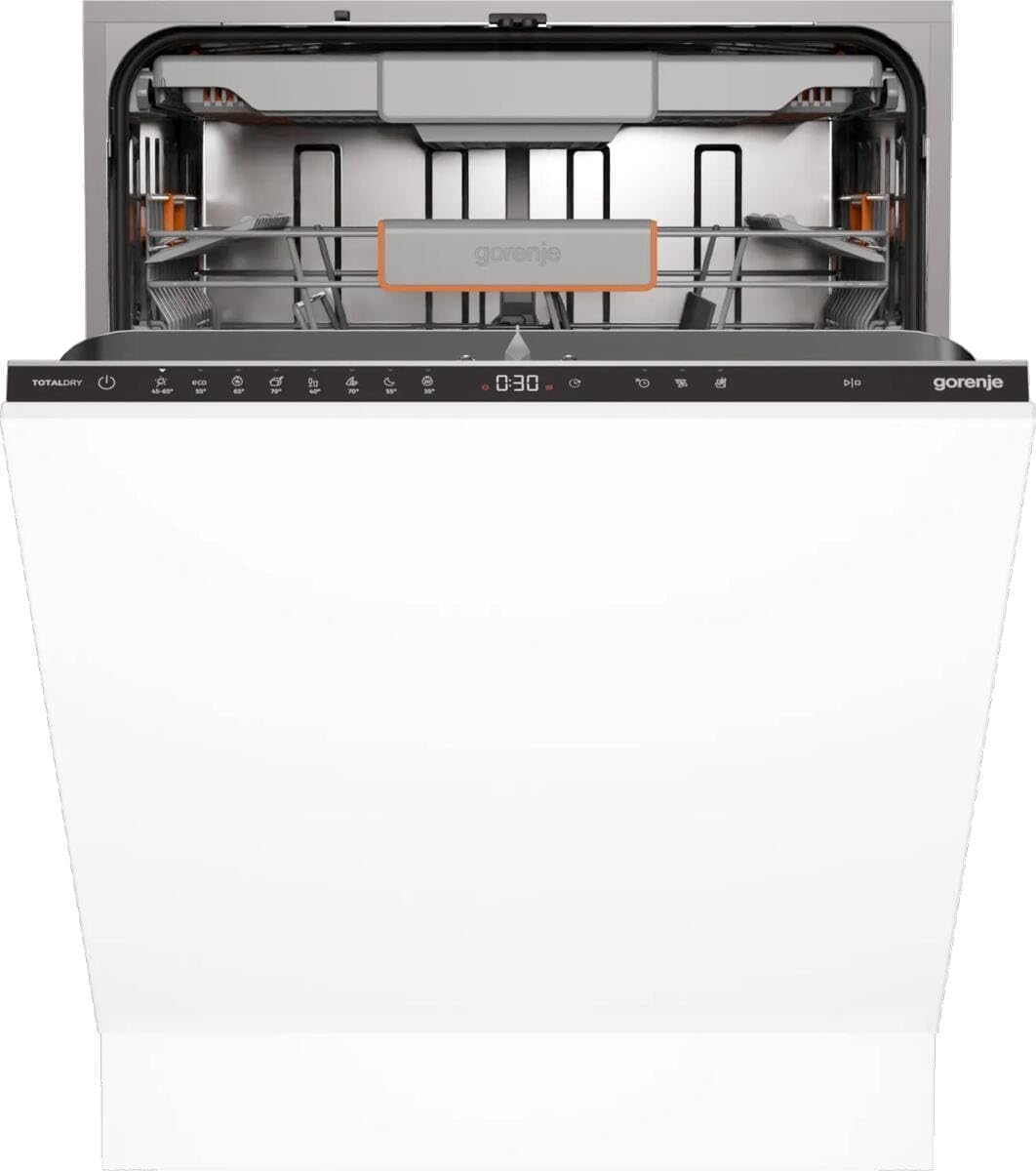 Gorenje GV663A66 Lave-vaisselle, 2 dB, éclairage LED, 16 couverts, 8 programmes, 3 paniers, 60 largeurs, encastrable, fabriqué en UE