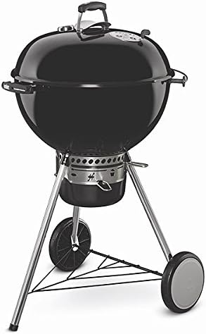 Barbecue, acier inoxydable, 57 cm, Weber, 2 paniers, édition spéciale Noir, Master-tactile, GBS