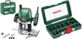 pour le bois, 10 mm, avec régulation électronique, 1.400 W, 4 pouce, 1400W, POF 1400 ACE, Défonceuse, Bosch Home and Garden