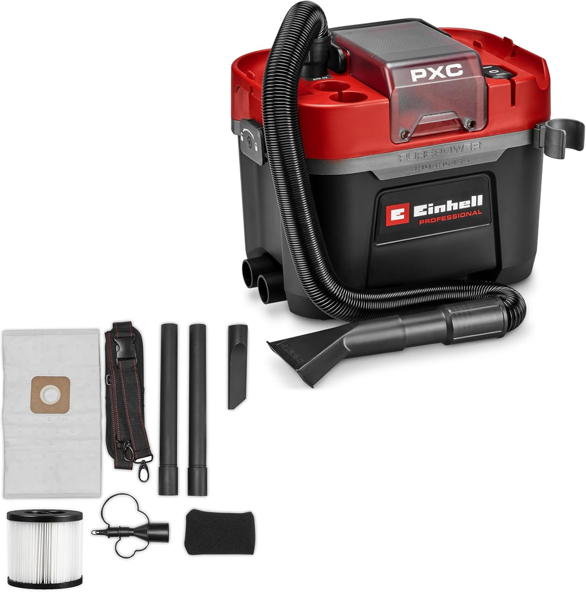 Einhell Aspirateur eau et poussière, 10 L, 18 V
