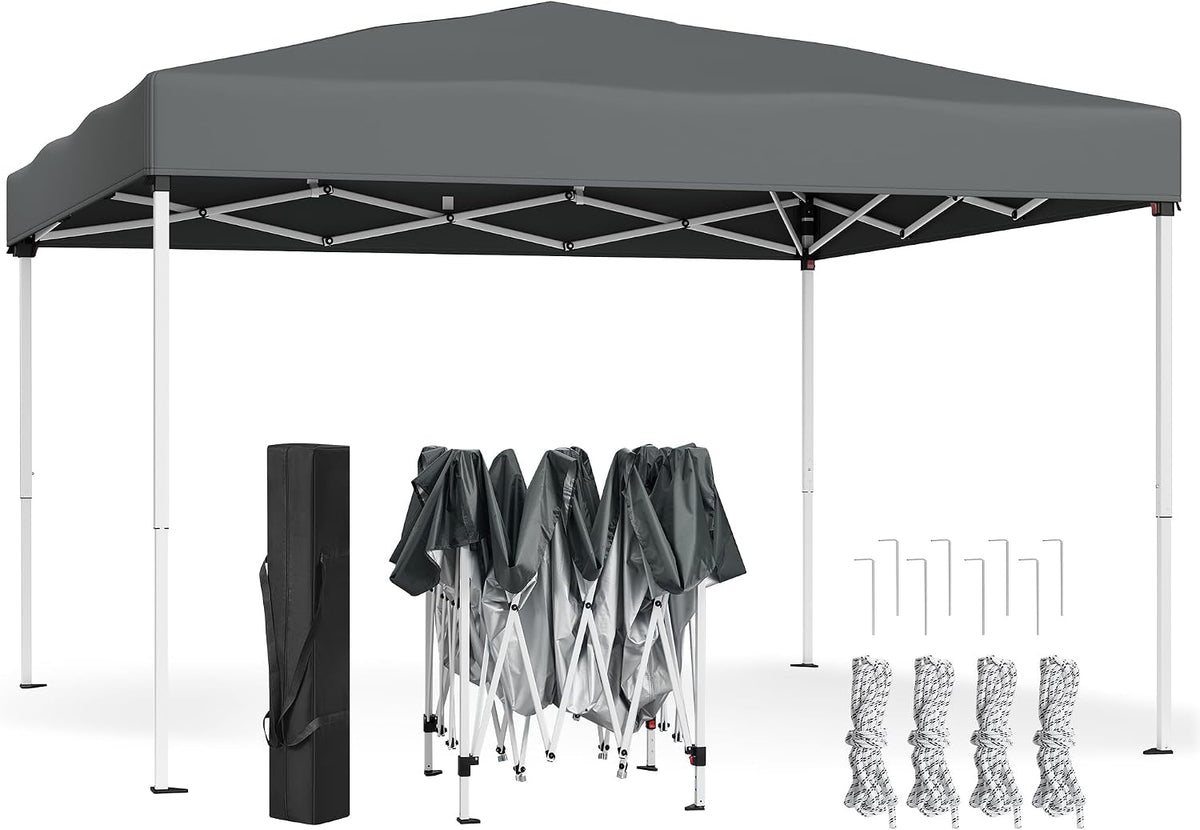 Tonnelle SONGMICS, pliable, 118 × 22 × 19 cm, 250 cm, 254 cm, 258 cm, 3 × 3 m, 3 × 3 × 2, 6 m, réglable, portable, Protection Solaire