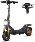 Ruitoo Trottinette électriques, Batterie 48V 20.8Ah, 10 Pouces, 3 Mode, Pneus Tout-Terrain 10 Pouces, 3 Mode de Vitesse, 75-80KM, éclairage LED