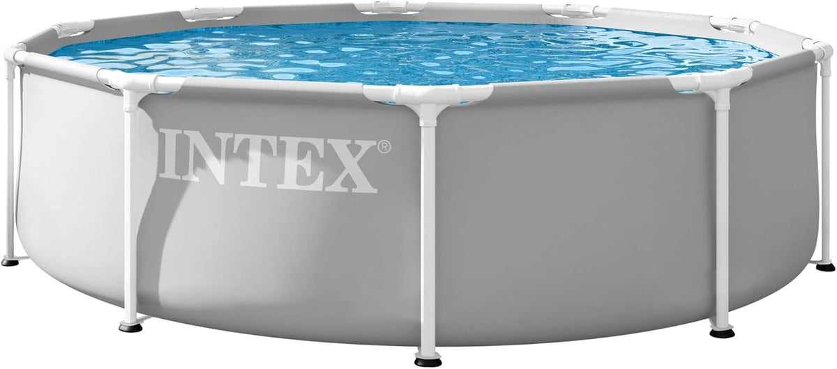 Piscine hors sol, 76 cm, Intex, 12 V, 1, 250 l, 4, 485 l, 26702GS Prism Frame Kit de Piscine de qualité supérieure 3, 05 m x 76 cm