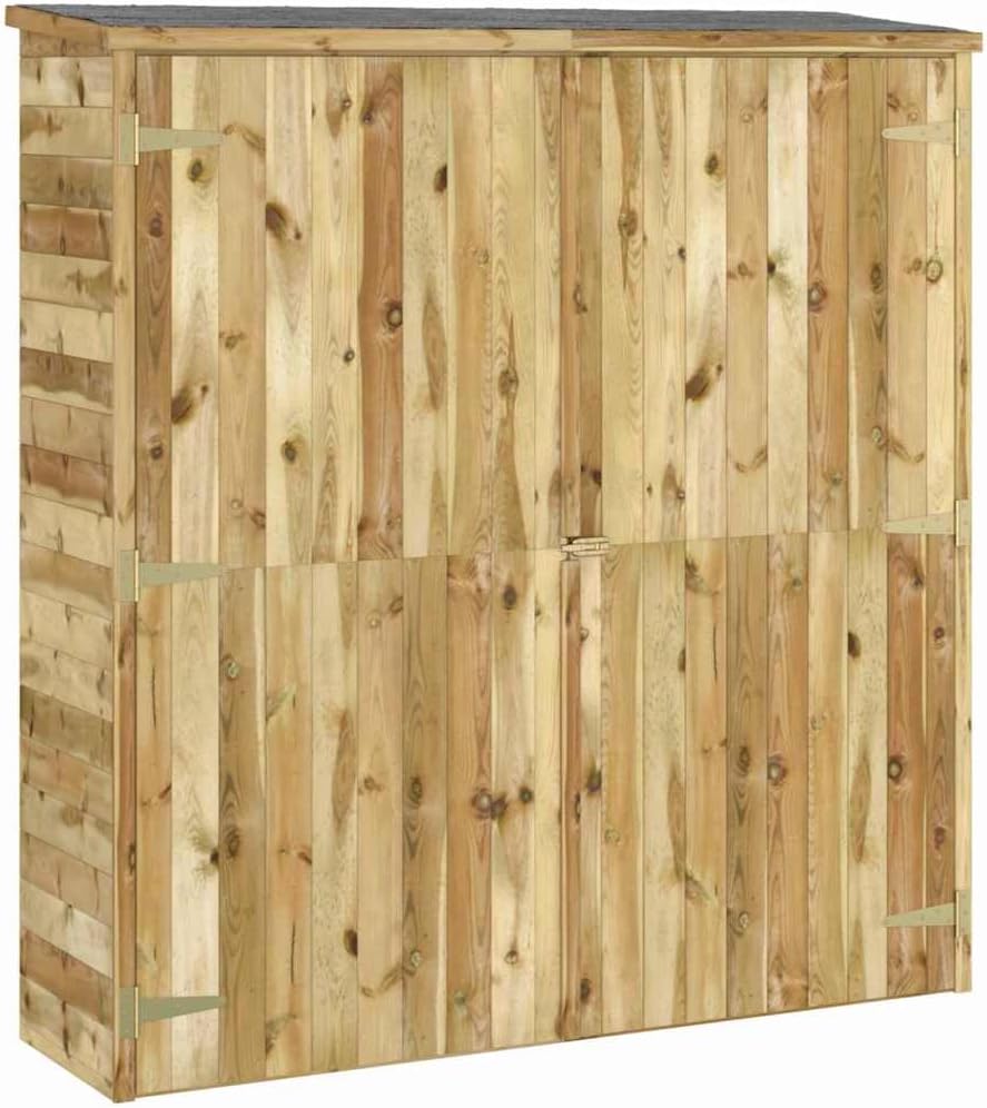 Abri de jardin, 163 × 50 × 171 cm, hliofuir, 3 étagères