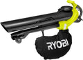 Souffleur de feuilles, 3000 W, RYOBI, RBV3000CESV, 3000W, 45L, Souffleur Aspirateur Broyeur 3000W 375 km/h Sac 45L RBV3000CESV